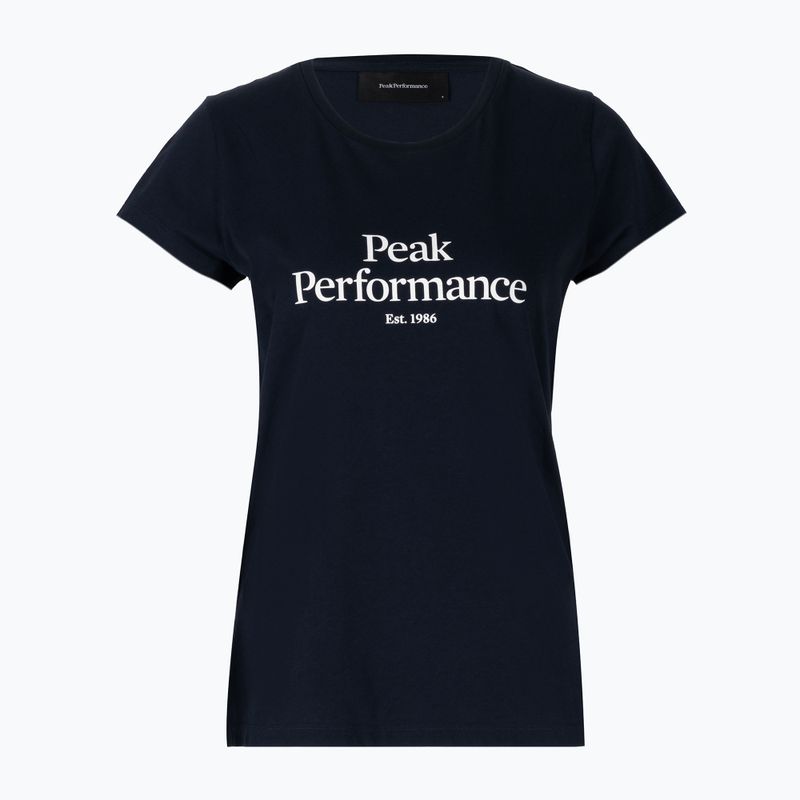 Dámske trekingové tričko Peak Performance Original Tee navy blue G77700020