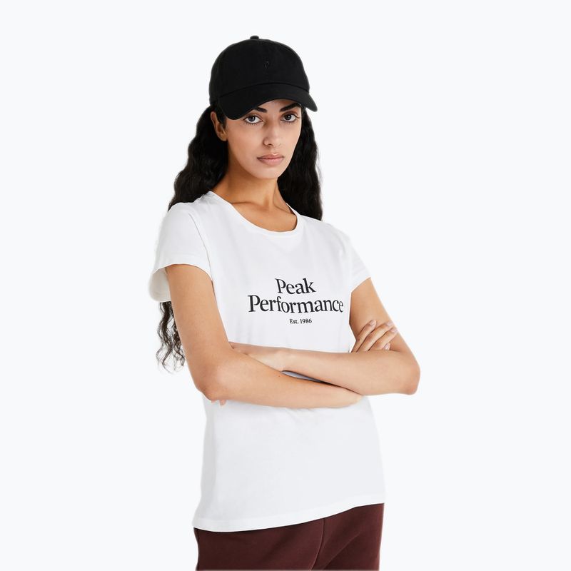 Dámske trekingové tričko Peak Performance Original Tee white G77700320