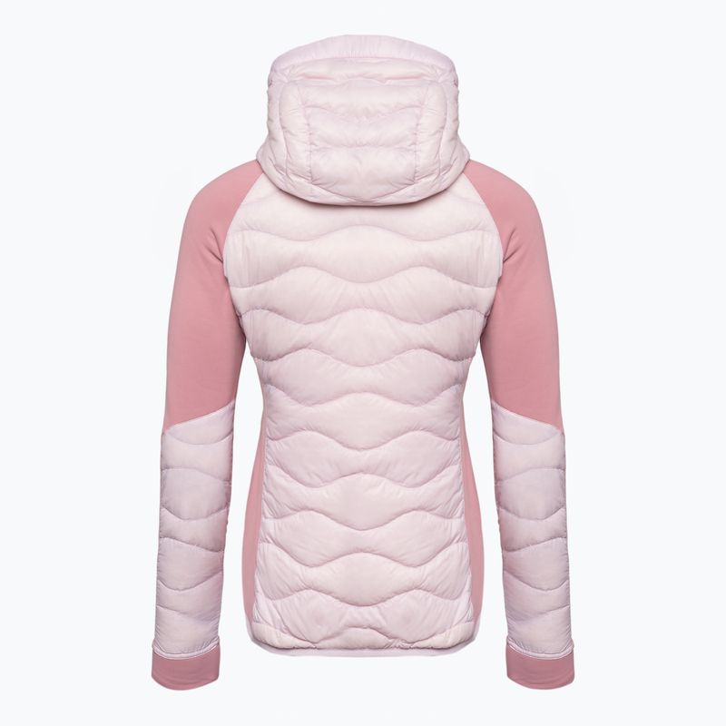 Dámska bunda Peak Performance Helium Down Hybrid Hood Jacket Pink G77848130 2