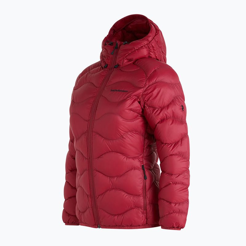 Peak Performance dámska páperová bunda Helium Down Hood bordová G77852150 3