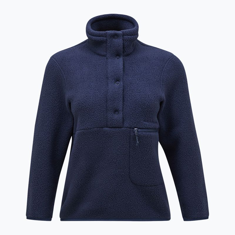 Dámska mikina Peak Performance Fleece W Fleece Snap T-Neck 2N3 neck 3