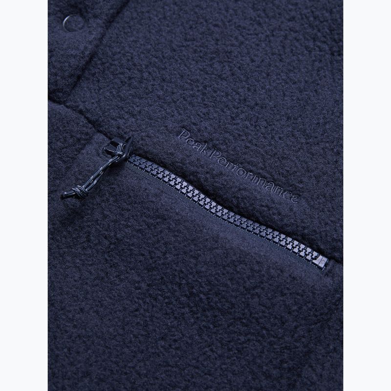 Dámska mikina Peak Performance Fleece W Fleece Snap T-Neck 2N3 neck 6
