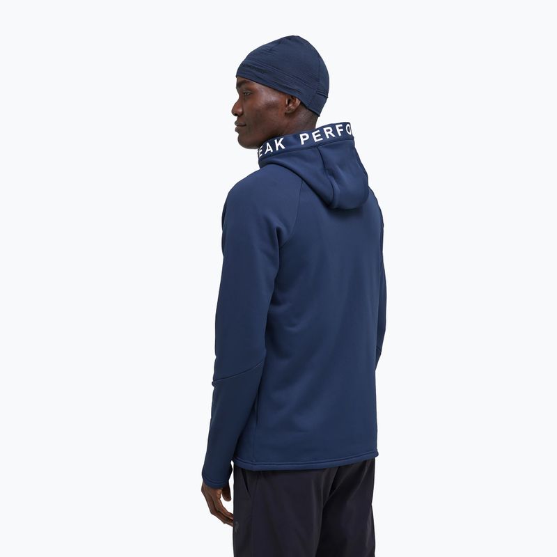 Pánska trekingová mikina Peak Performance Rider Zip Hood tmavomodrá G788333 2