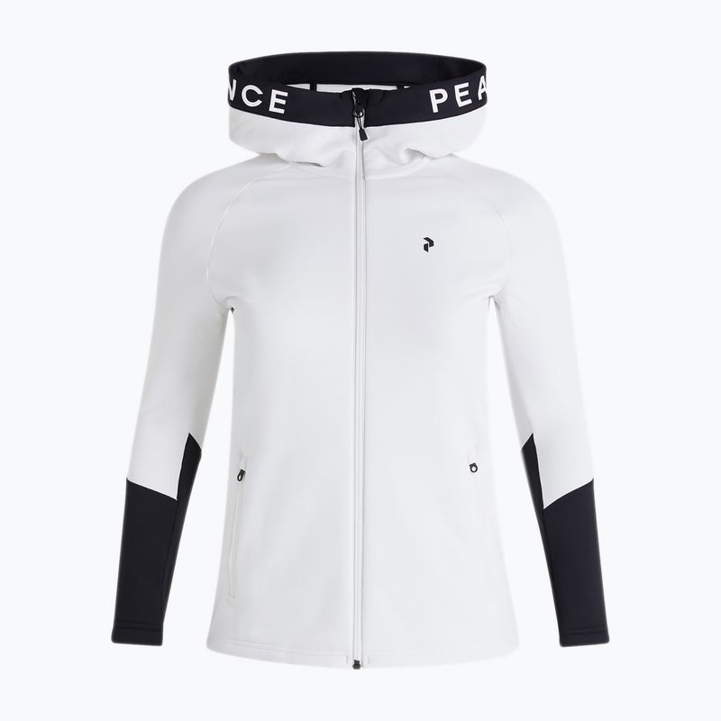 Dámska trekingová bunda Performance Rider Zip Hood bielo-čierna G788342