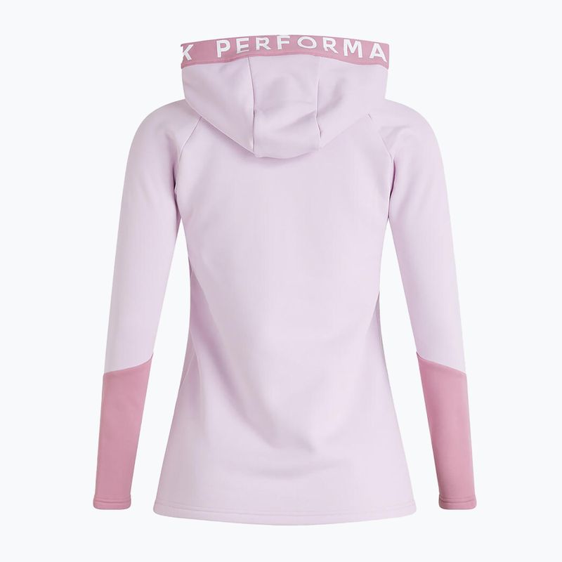 Dámska trekingová mikina Peak Performance Rider Zip Hood pink G78834070 2