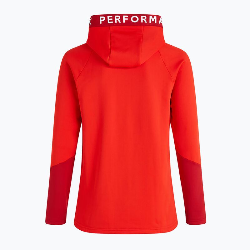 Pánska trekingová mikina Peak Performance Rider Zip Hood červená G78833010 3