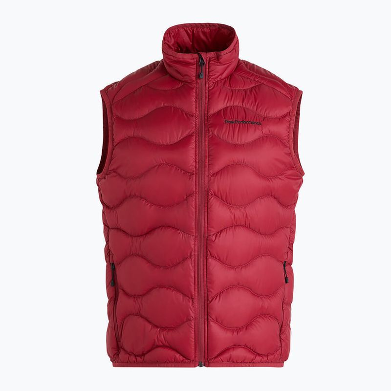 Pánska vesta Peak Performance Helium Down Vest Red G77857050