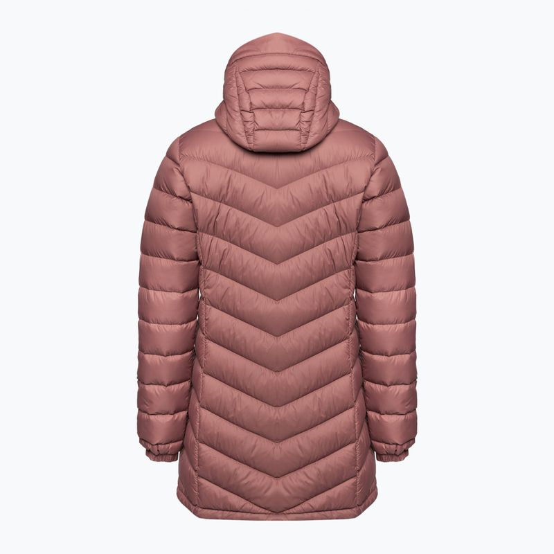 Dámska páperová bunda Peak Performance Frost Down Parka hnedá G77895060 2