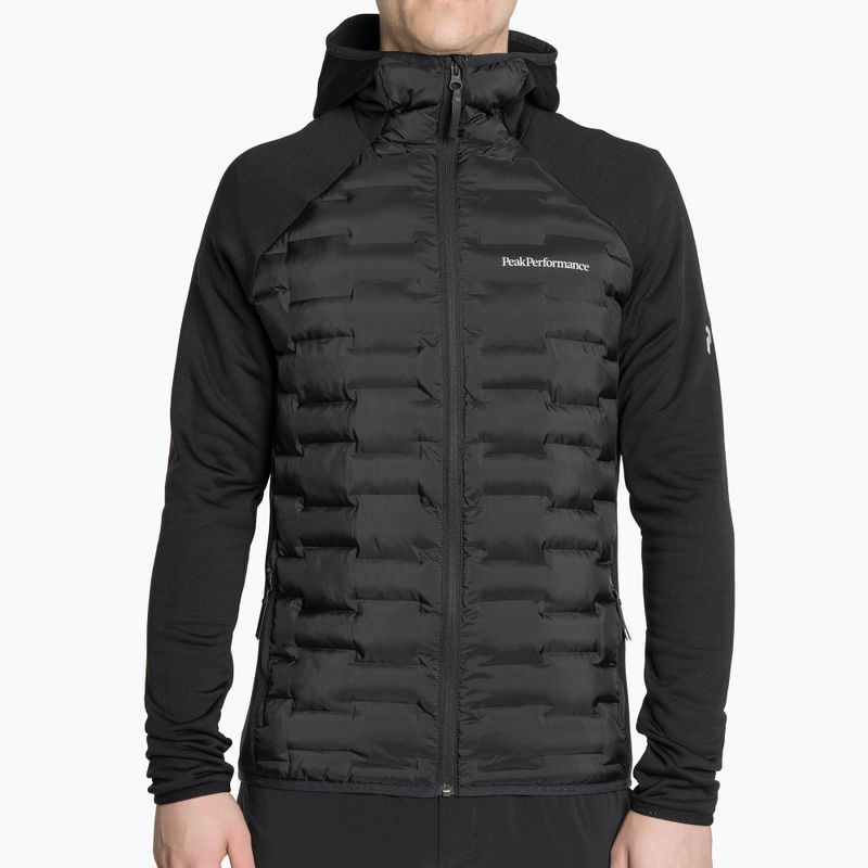 Pánska bunda Peak Performance Argon Hybrid Hood black