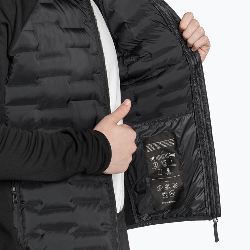 Pánska bunda Peak Performance Argon Hybrid Hood black 6