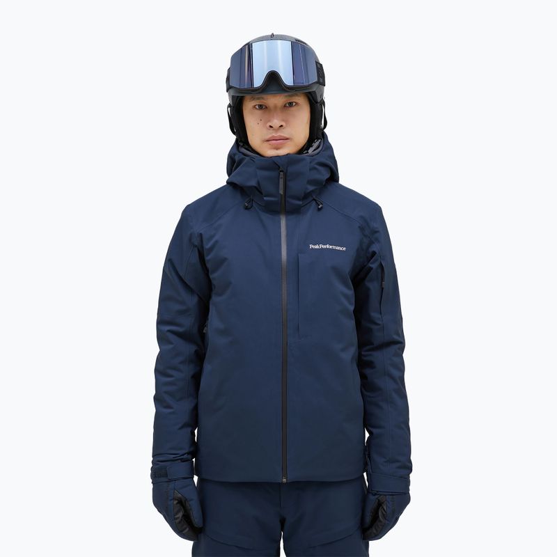 Pánska lyžiarska bunda Peak Performance Maroon blue shadow