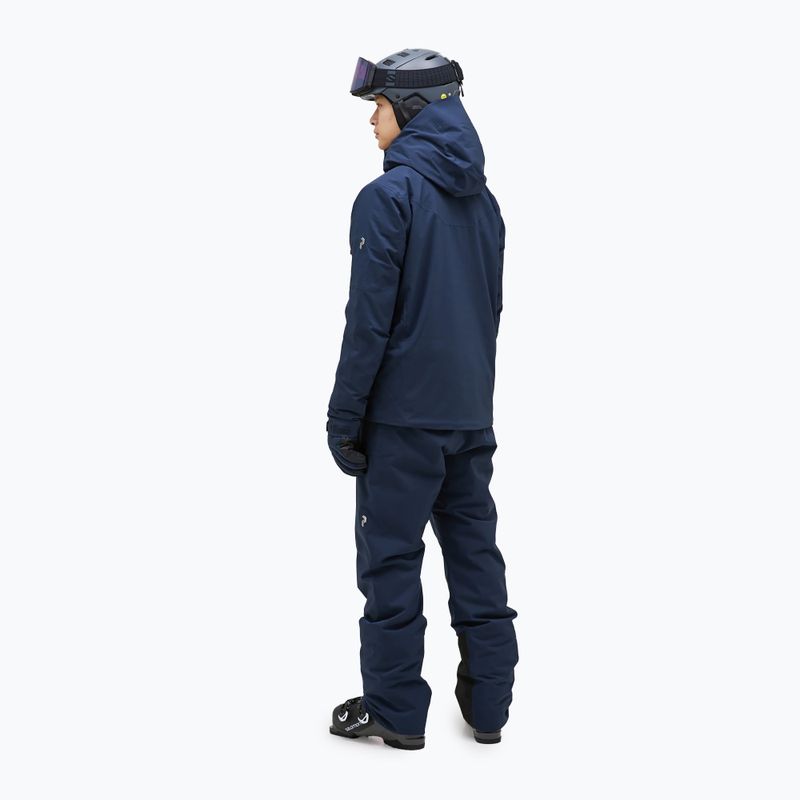 Pánska lyžiarska bunda Peak Performance Maroon blue shadow 2