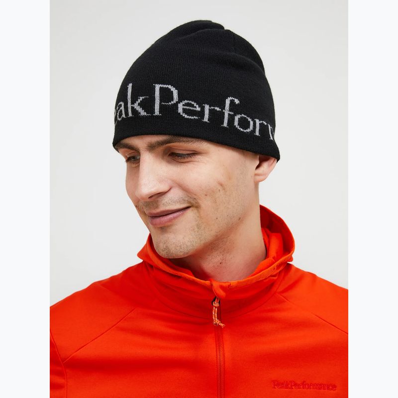 Zimná čiapka Peak Performance PP black/lt grey 2