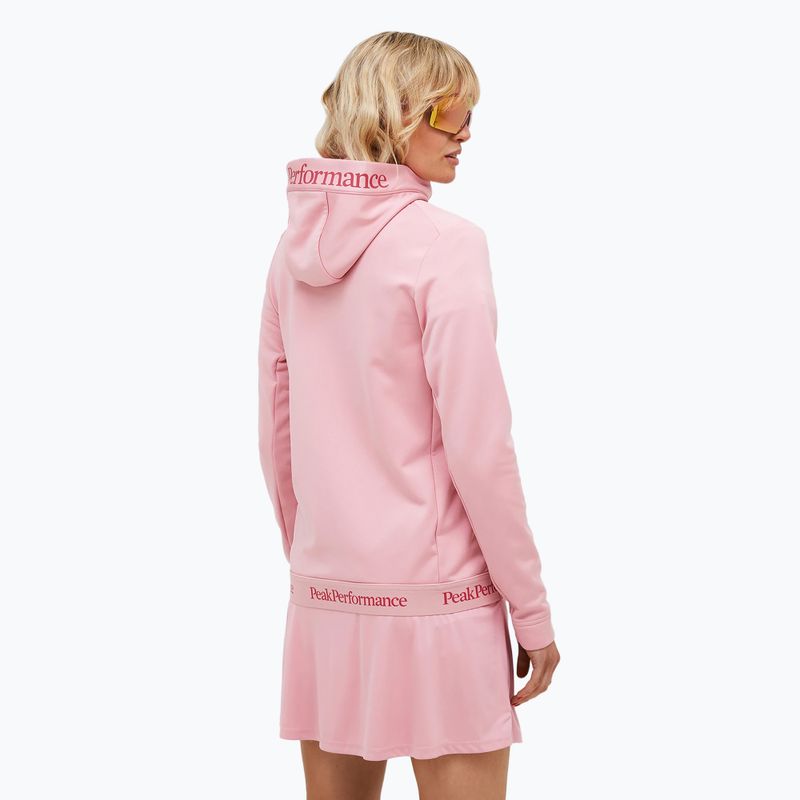 Dámska mikina Peak Performance Rider Tech Zip Hood warm blush 2