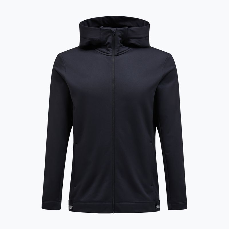 Pánska trekingová mikina Peak Performance Rider Tech Zip Hood black