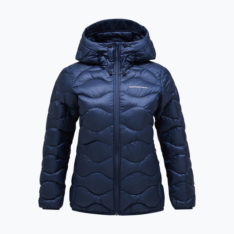 Dámska páperová bunda Peak Performance Helium Down Hood blue shadow 4