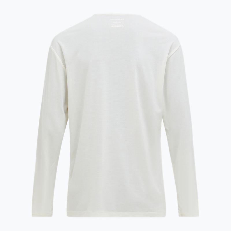 Pánske tričko Peak Performance Delta LS vintage white s dlhým rukávom 2