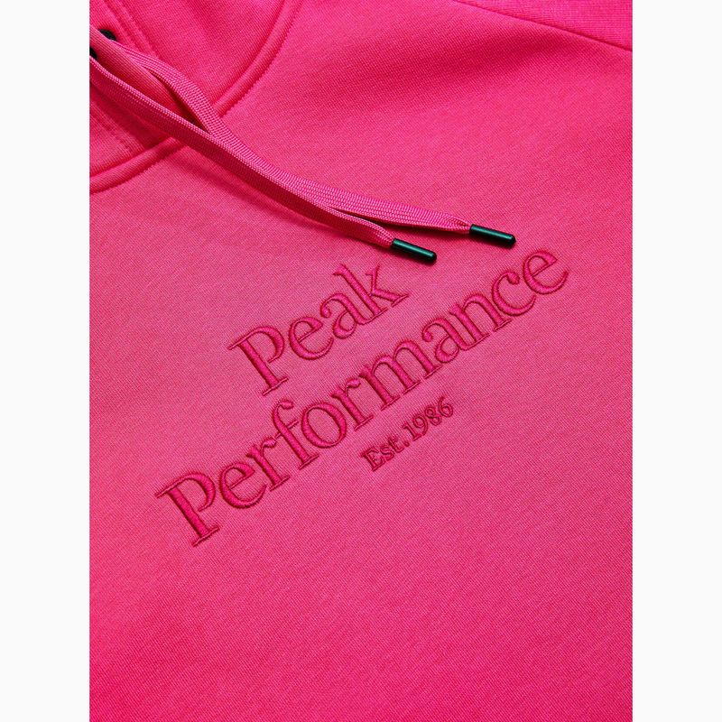 Dámska mikina Peak Performance Original Hoodie beetroot purple 5