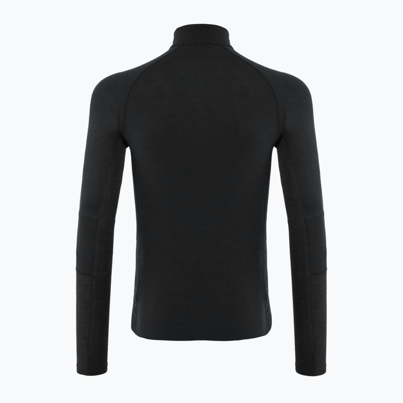 Pánske termoaktivne tričko s dlhým rukávom Peak Performance Magic Half Zip black 2