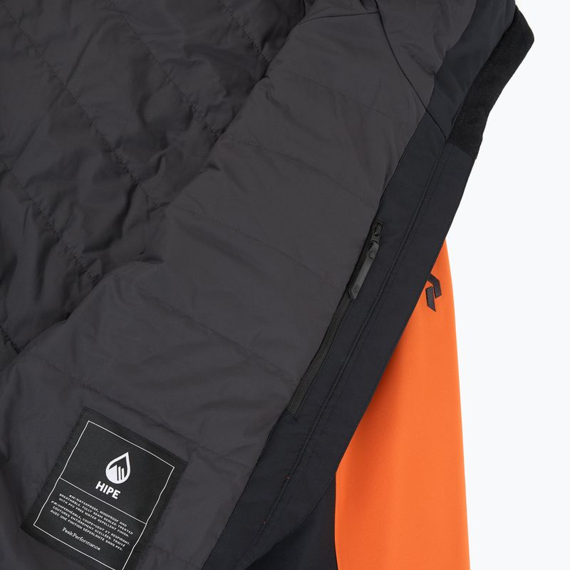 Pánska lyžiarska bunda Peak Performance Rider Tech Insulated gold flame/black 6