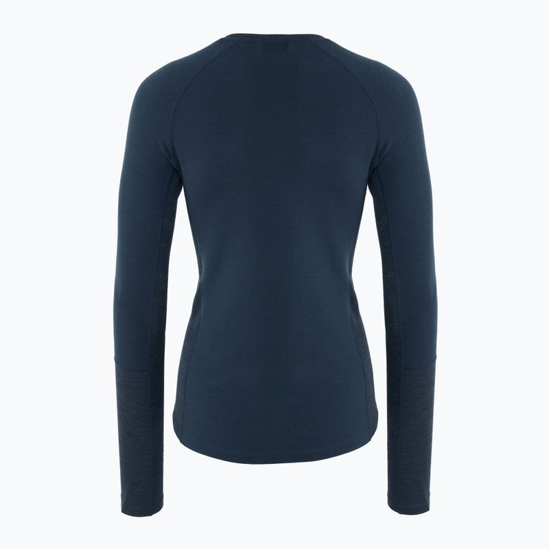 Dámska termoakčná mikina Peak Performance Magic Crew blue shadow 2