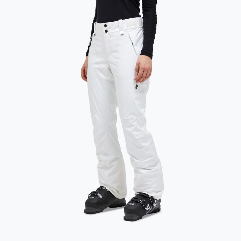 Dámske lyžiarske nohavice Peak Performance Anima off white