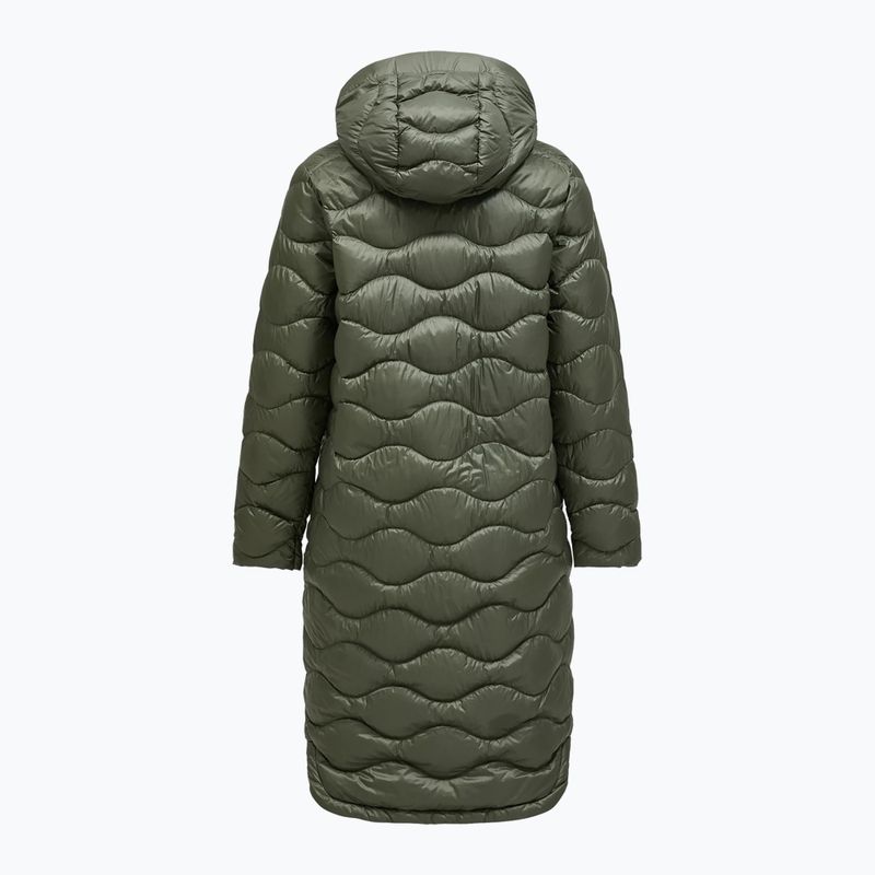 Dámsky páperový kabát Peak Performance Helium Down Coat pine needle/olive extreme 8