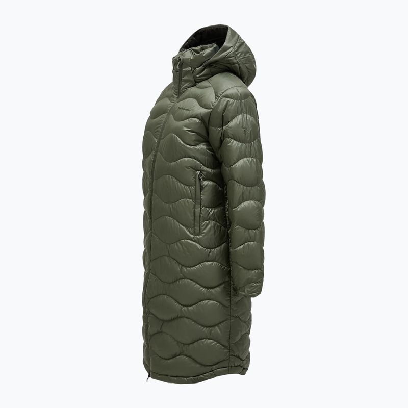 Dámsky páperový kabát Peak Performance Helium Down Coat pine needle/olive extreme 9