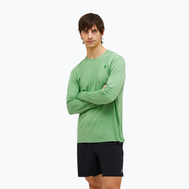 Pánske tričko s dlhým rukávom Peak Performance Delta LS peppermint