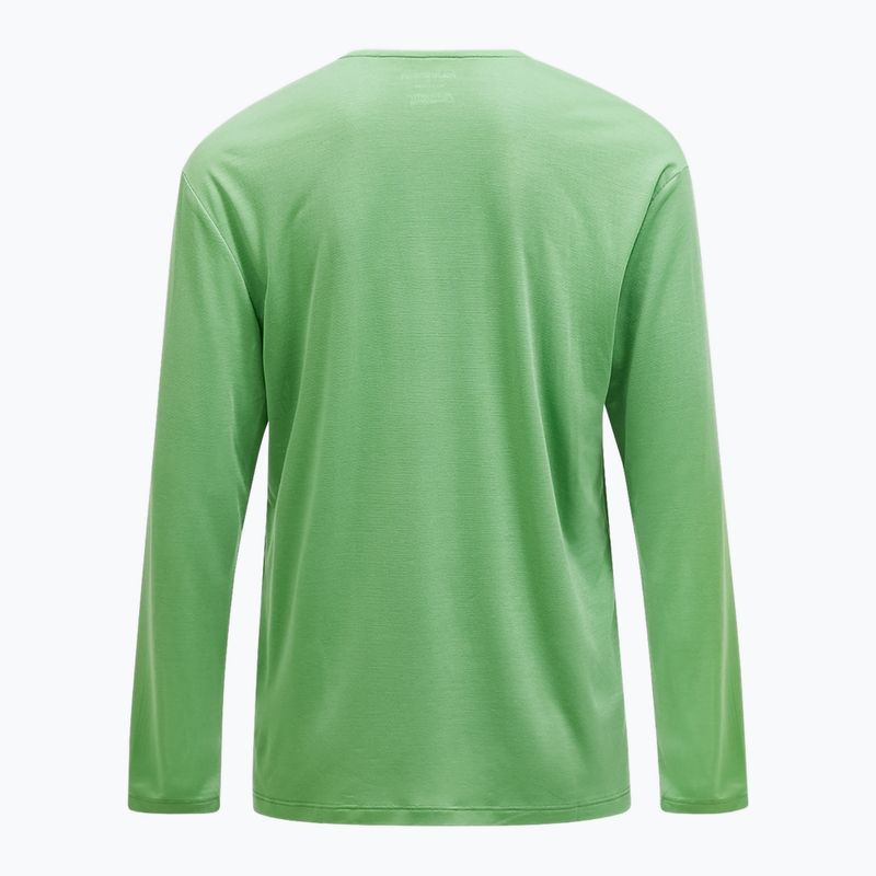 Pánske tričko s dlhým rukávom Peak Performance Delta LS peppermint 2