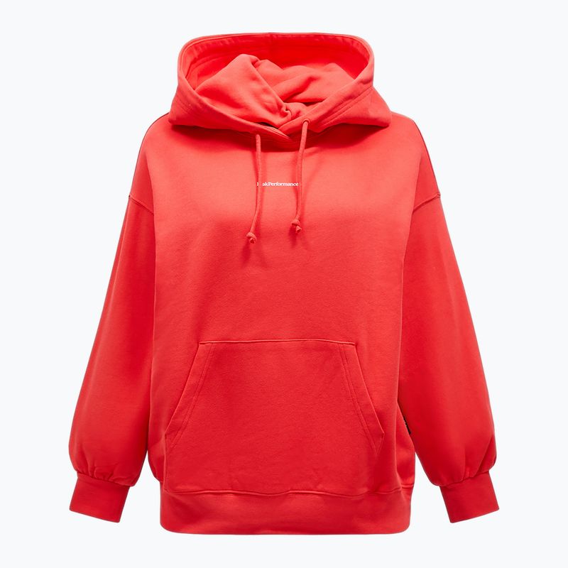 Dámska mikina Peak Performance Original Terry brilliant red