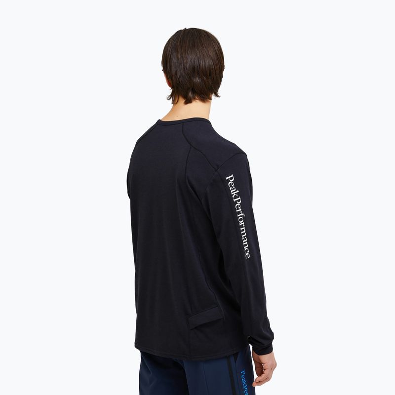 Pánske tričko Peak Performance Trail Wool Blend Longsleeve black 2
