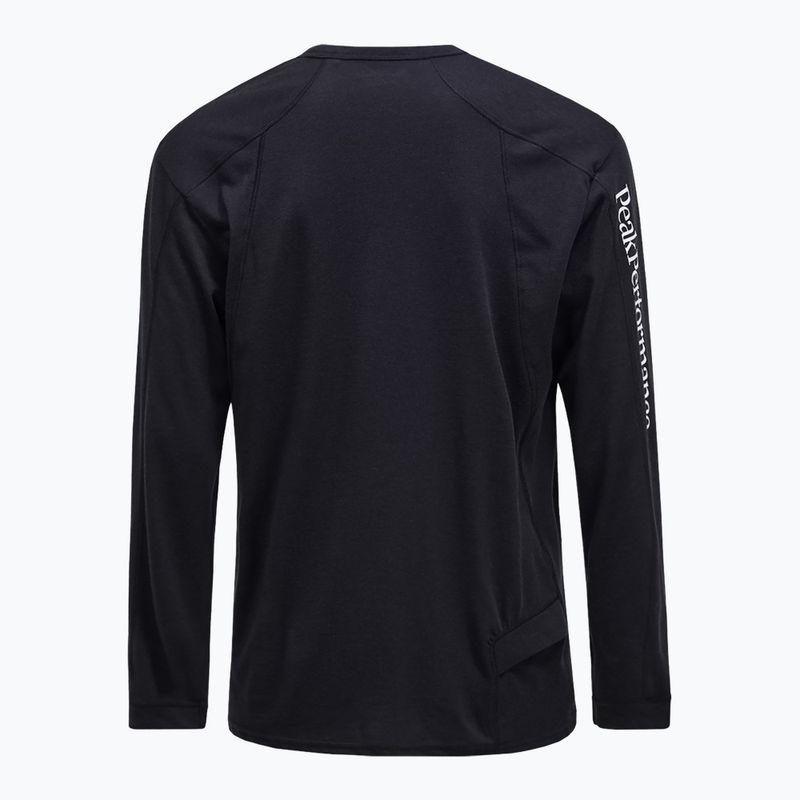 Pánske tričko Peak Performance Trail Wool Blend Longsleeve black 2