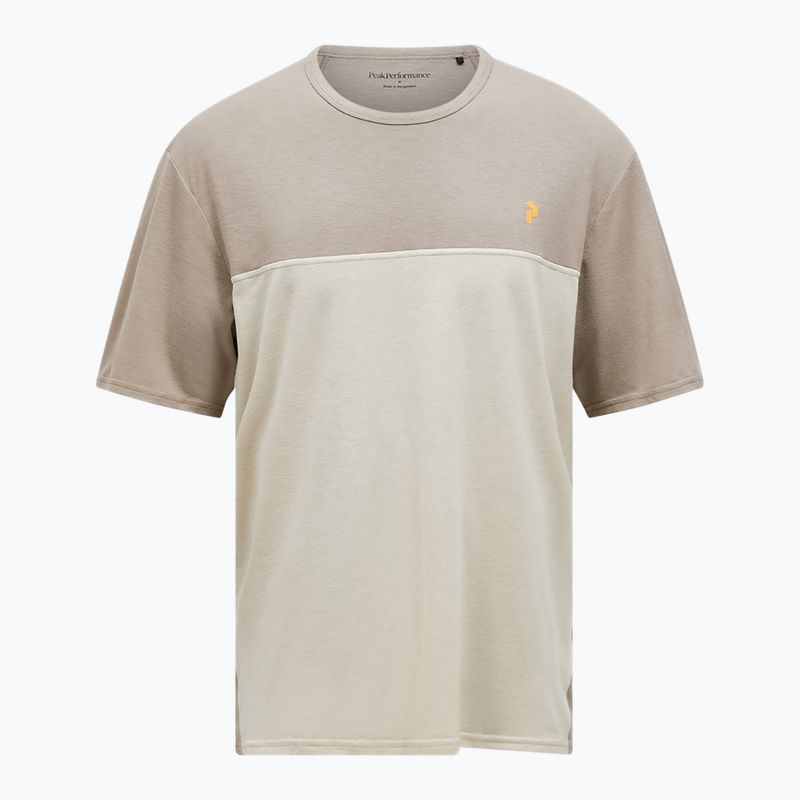 Pánske tričko Peak Performance Trail Wool Blend avid beige/sand fog