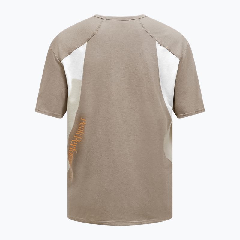 Pánske tričko Peak Performance Trail Wool Blend avid beige/sand fog 2