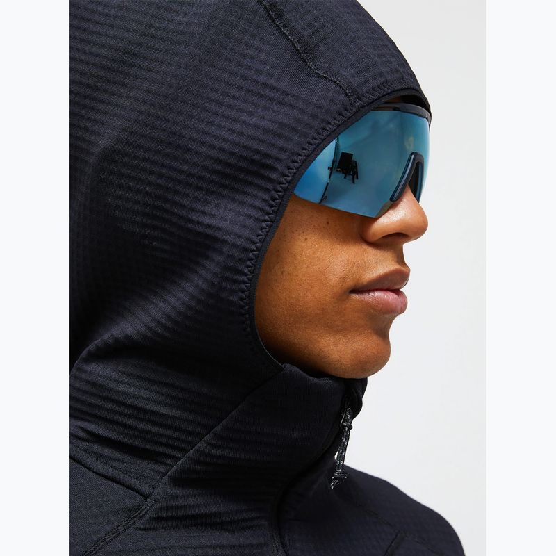 Pánska fleecová mikina Peak Performance Trail Polartec Power Grid Half Zip Hood black 3