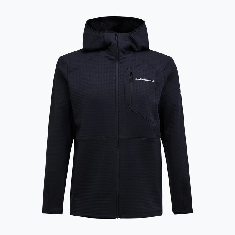 Pánska fleecová mikina Peak Performance Trail Polartec Power Grid Half Zip Hood black 4