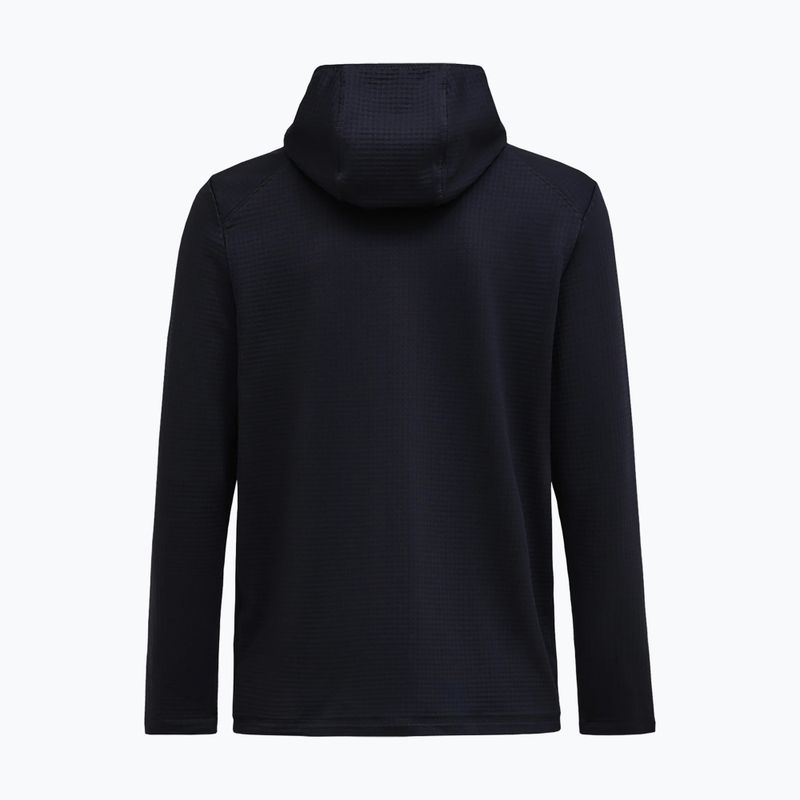 Pánska fleecová mikina Peak Performance Trail Polartec Power Grid Half Zip Hood black 5