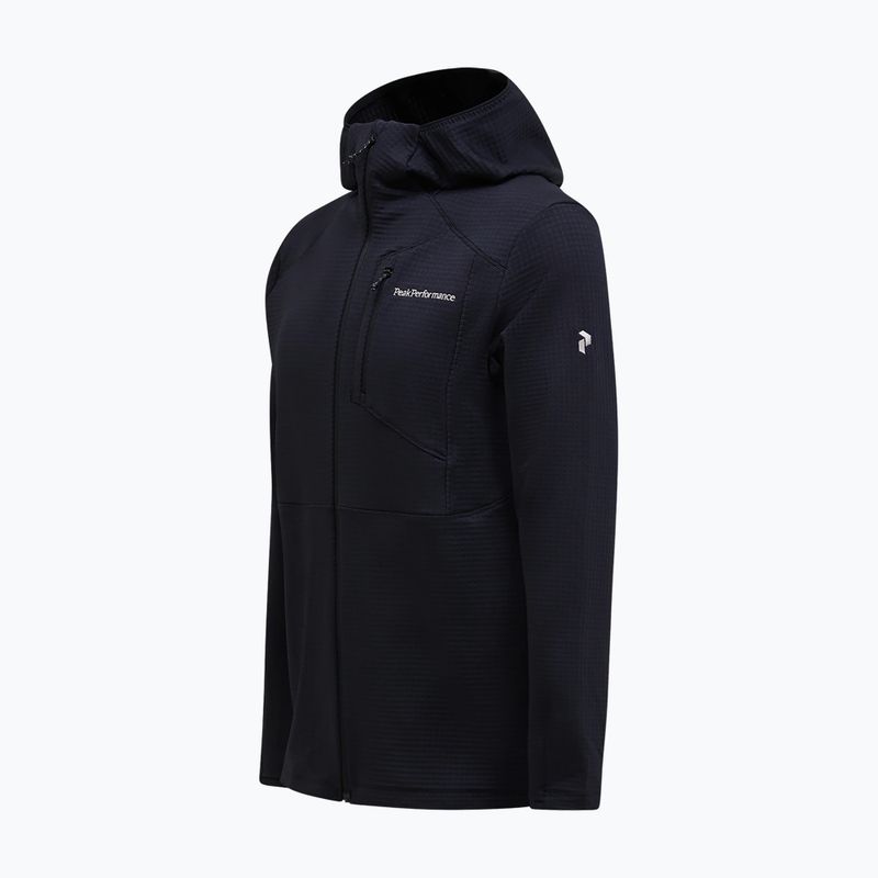 Pánska fleecová mikina Peak Performance Trail Polartec Power Grid Half Zip Hood black 6