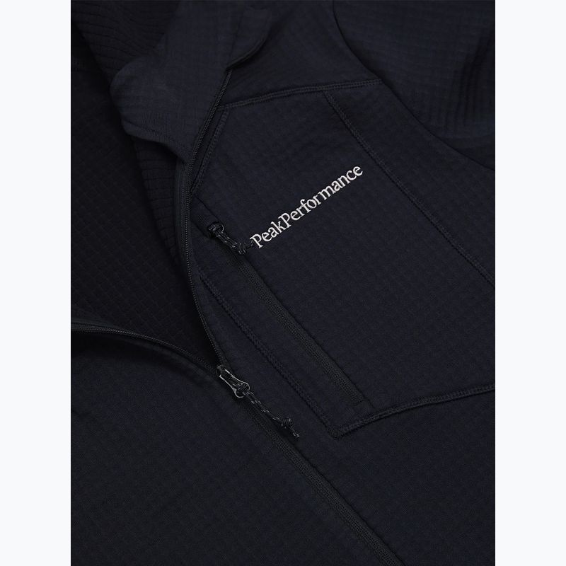 Pánska fleecová mikina Peak Performance Trail Polartec Power Grid Half Zip Hood black 7