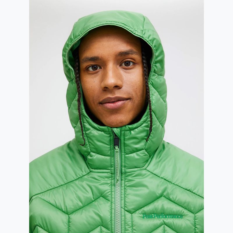 Pánska zateplená bunda Peak Performance Elevate Liner Hood peppermint 4