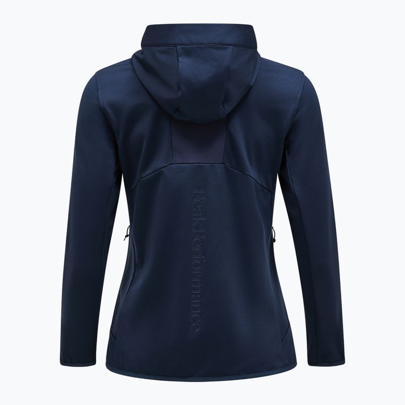 Dámska mikina Peak Performance Utility Light Zip blue shadow 2