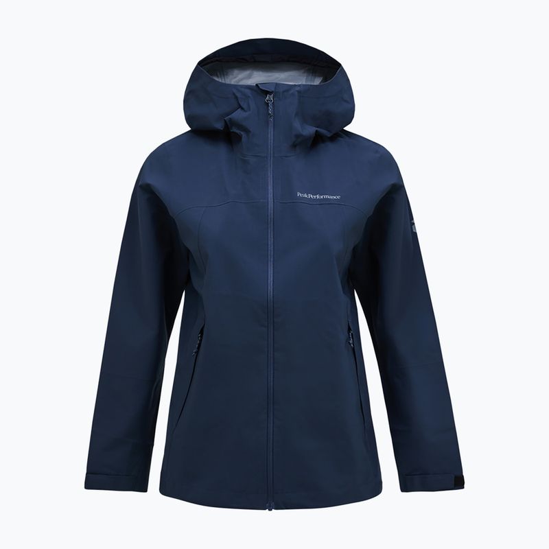Dámska bunda Peak Performance Trail Hipe Shell Jacket blue shadow