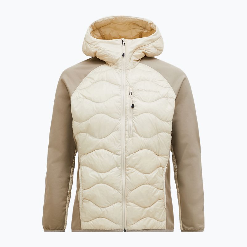 Pánska bunda Peak Performance Helium Down Hybrid sand fog/sand fog melange