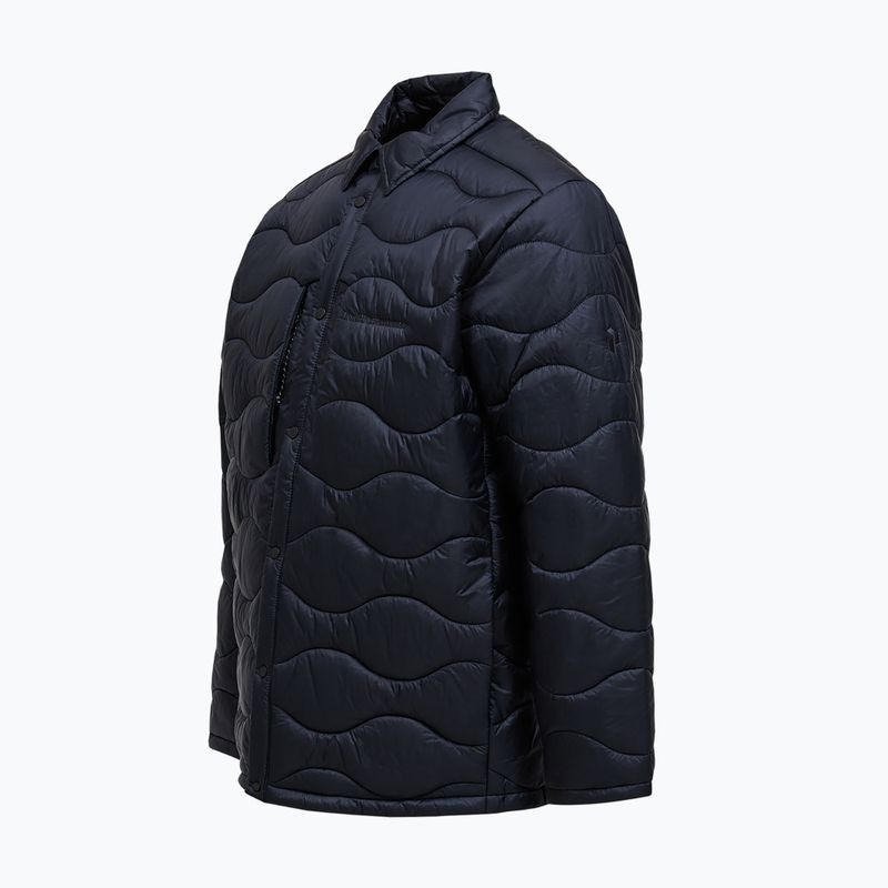 Pánska páperová bunda Peak Performance Helium Synthetic Overshirt Black 3