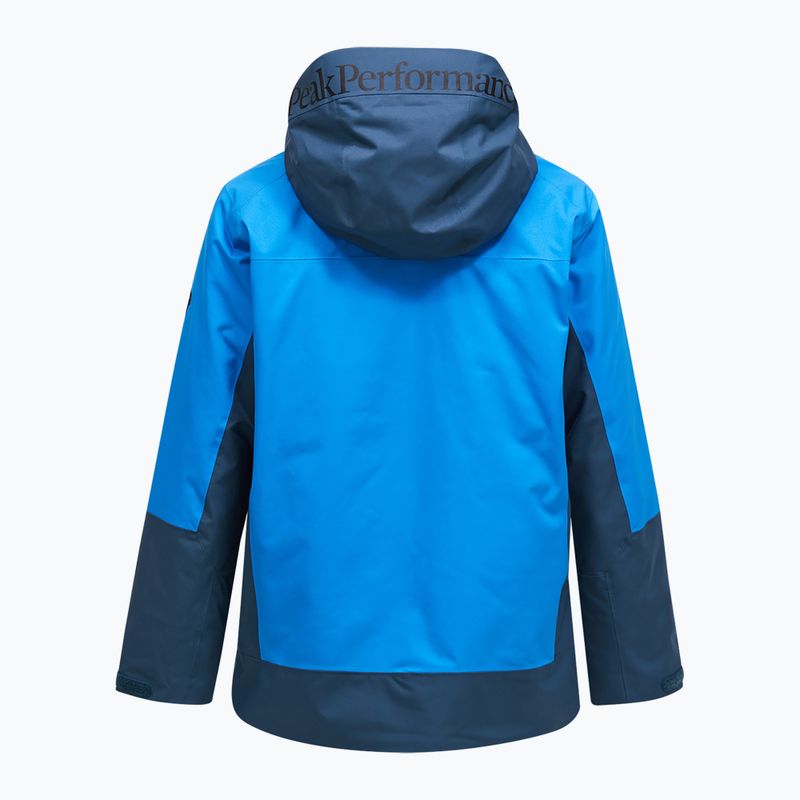 Pánska lyžiarska bunda Peak Performance Rider Tech Insulated azure ascent/mountain lake 2