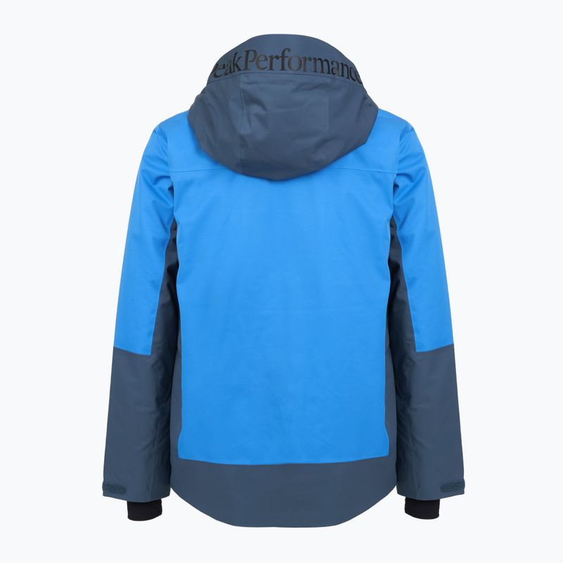 Pánska lyžiarska bunda Peak Performance Rider Tech Insulated azure ascent/mountain lake 2