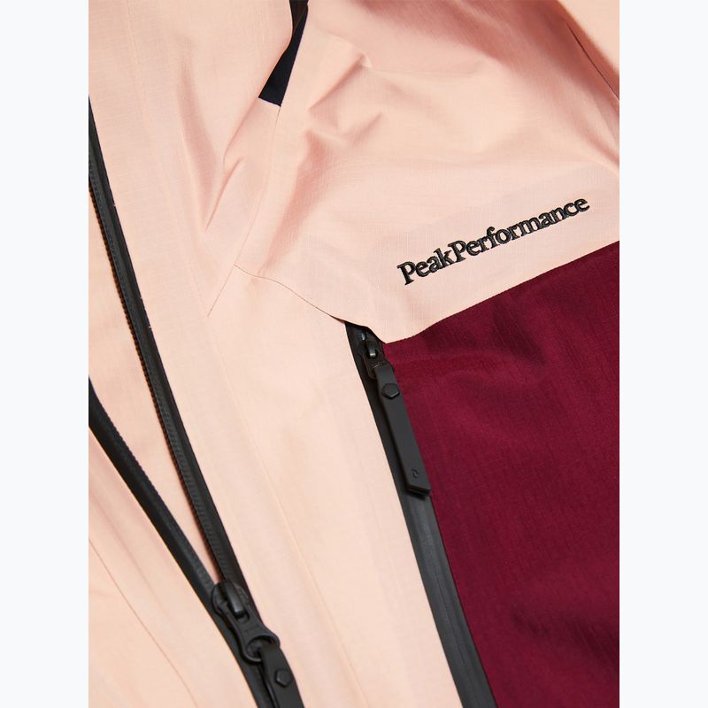 Dámska lyžiarska bunda Peak Performance Vertical Gore-Tex Pro Jacket peach fuzz/vertical zenith 4