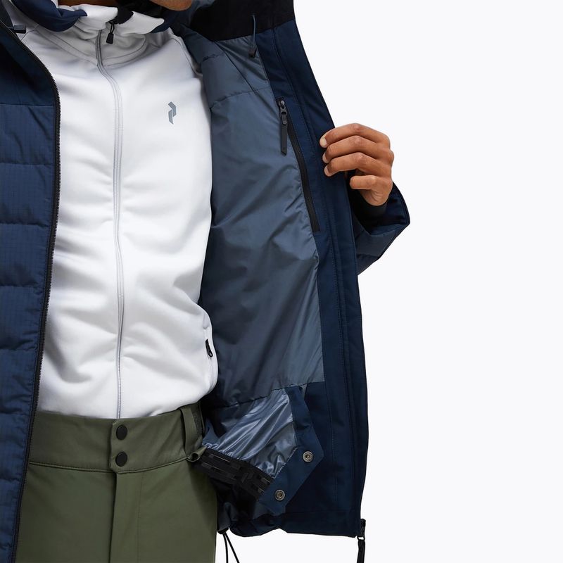 Pánska lyžiarska bunda Peak Performance Shred Down blue shadow 6