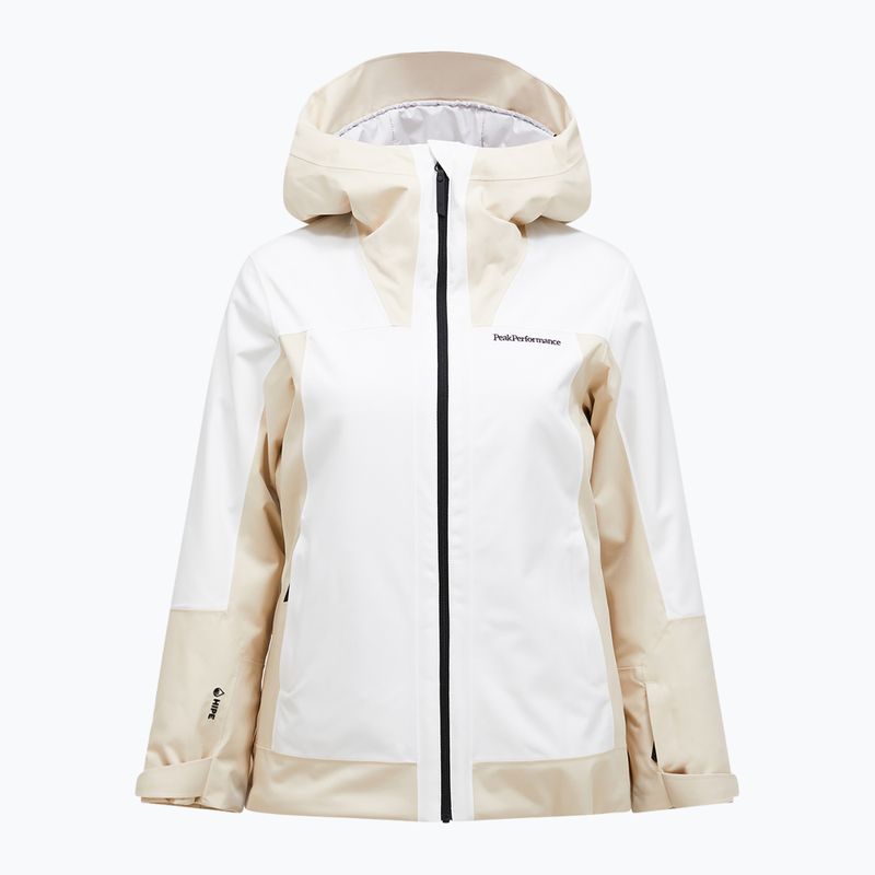 Dámska lyžiarska bunda Perak Performance Rider Tech Insulated piesková hmla/biela 6